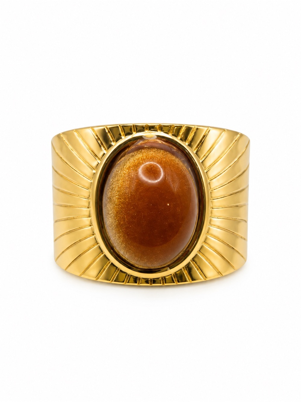 Tiger’s Eye Sunray Ring